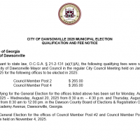Notice of Qualifying Fees