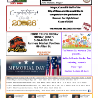 May Newsletter Page 1 