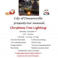 Tree Lighting Flyer