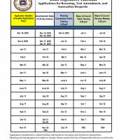 2026 Annexation & Zoning Submittal Deadline Dates