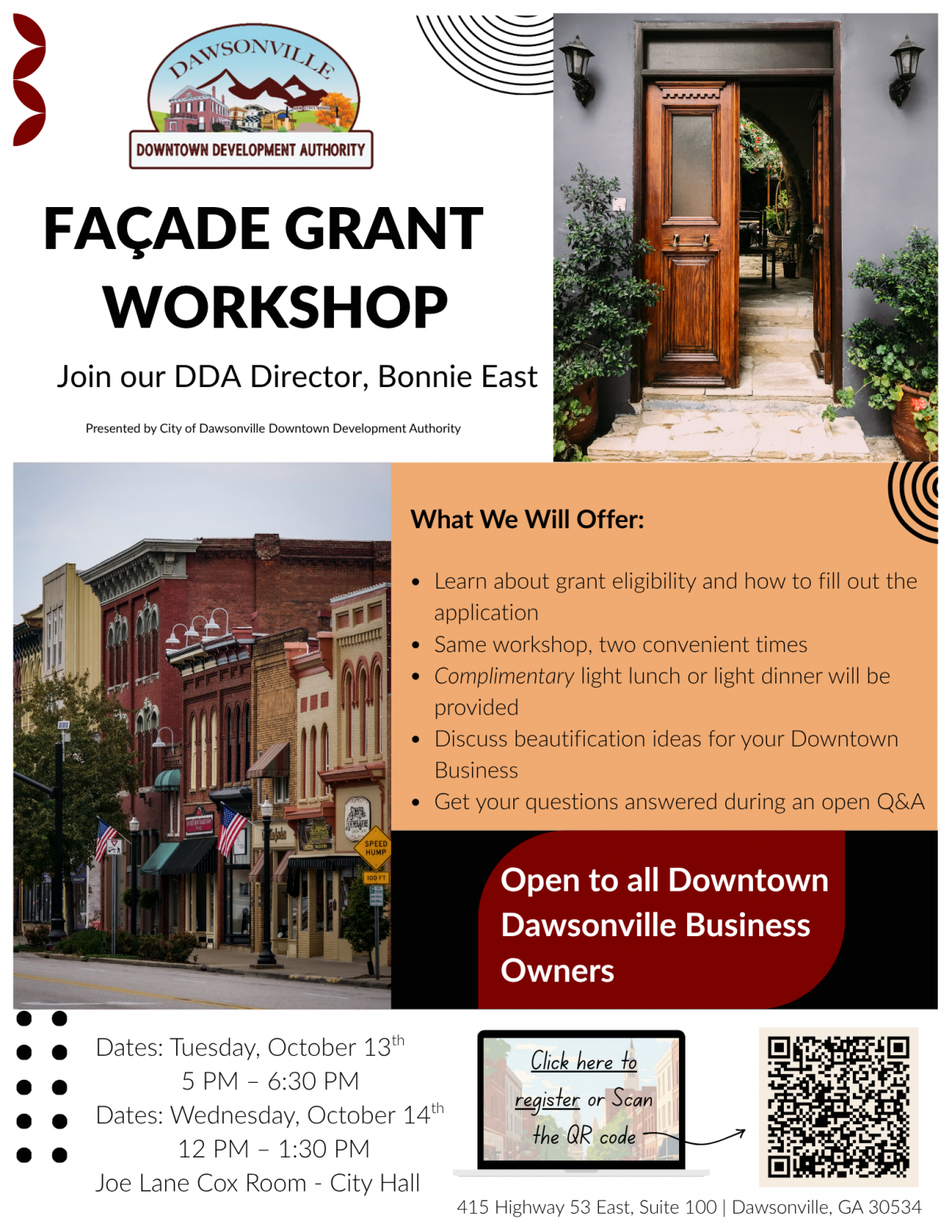 Façade Grant Workshop