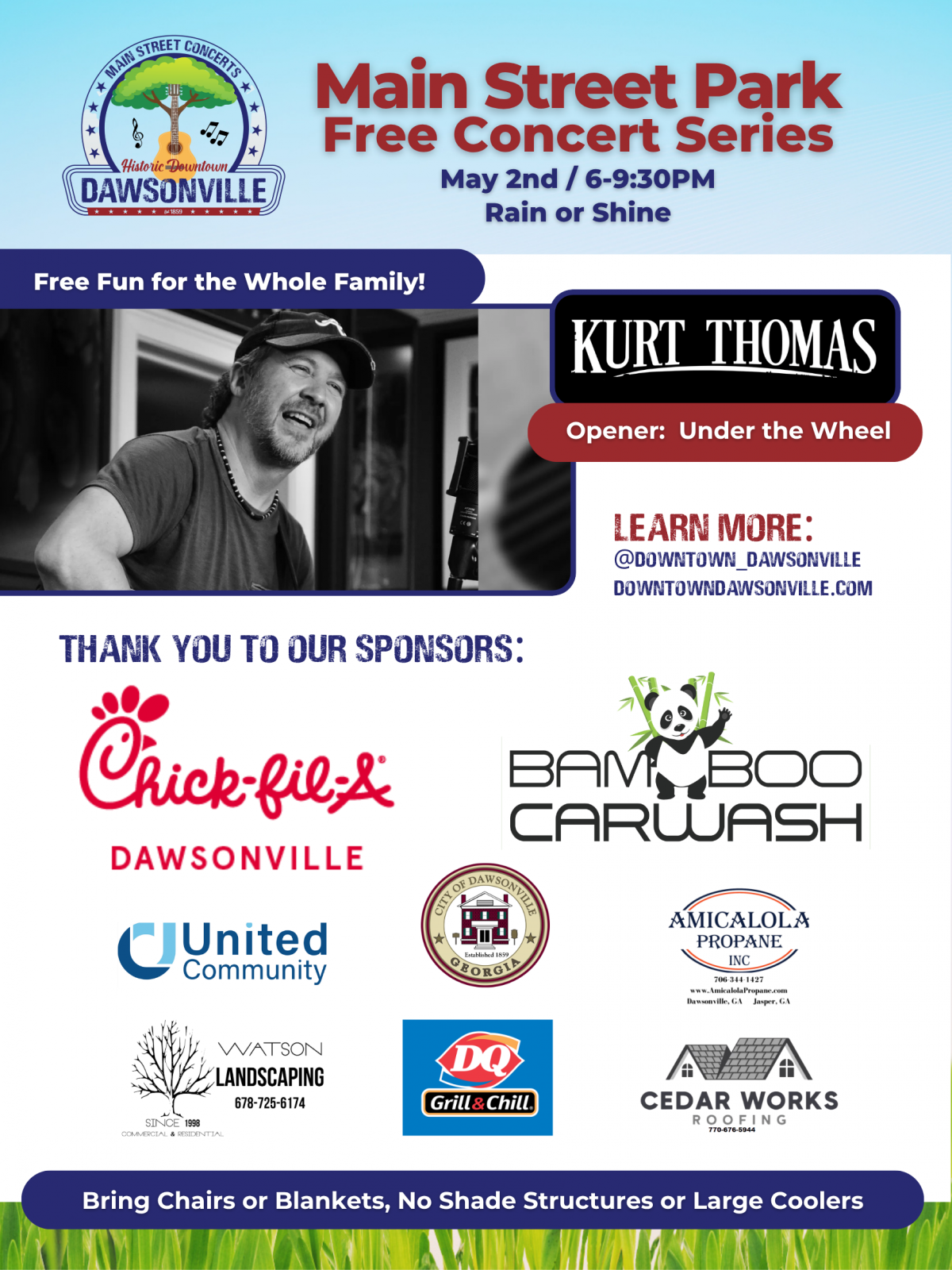 Main Street Park Concert - Kurt Thomas 